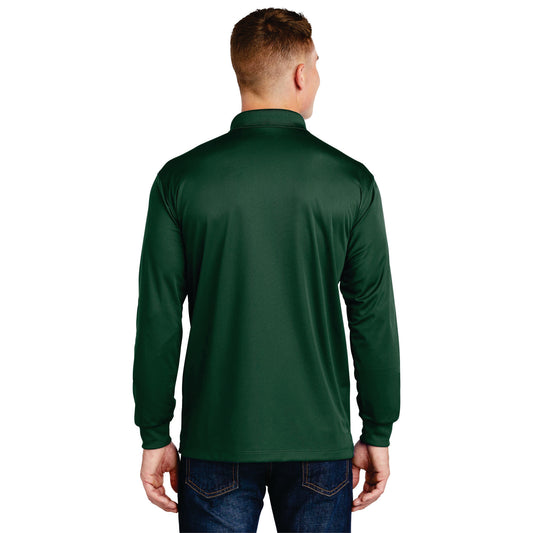 Sport-Tek® Mens Long Sleeve Micropique Sport-Wick® Polo