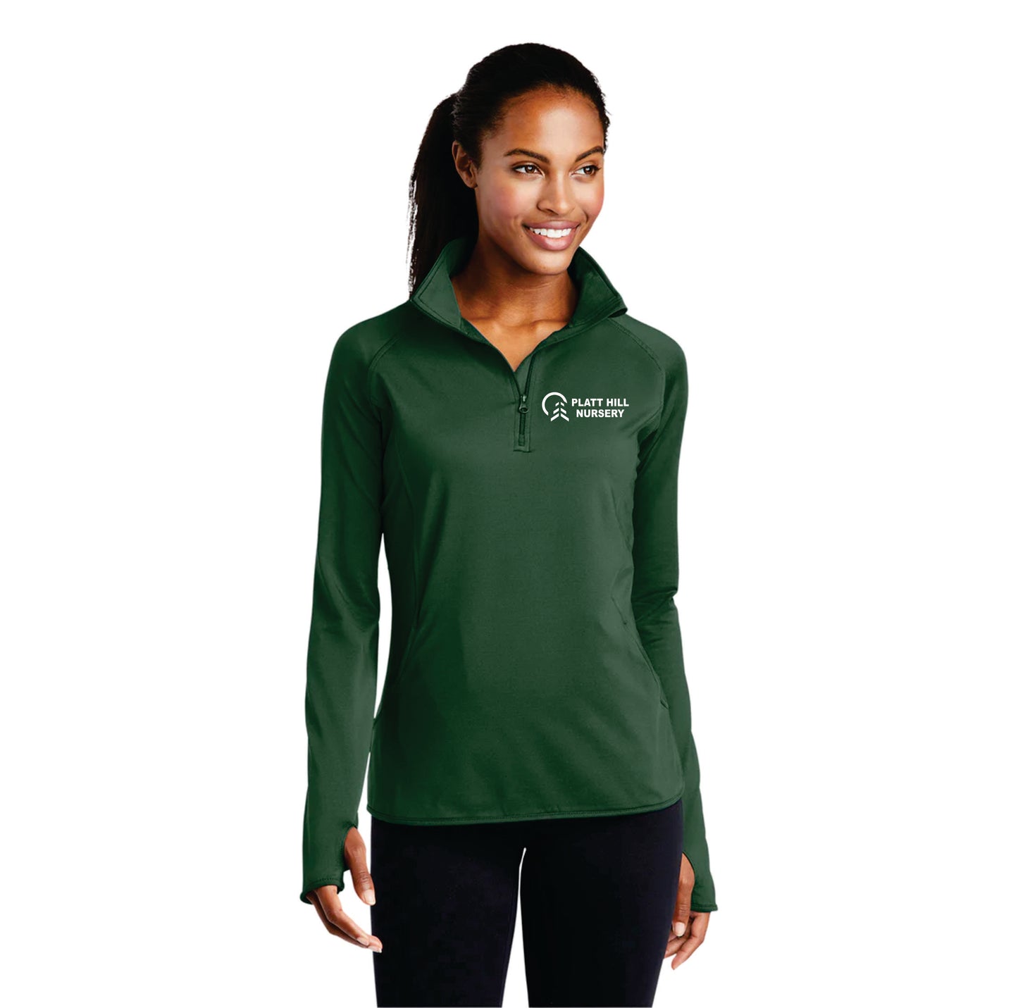 Sport-Tek® Sport-Wick® Stretch 1/2-Zip Pullover- Womens