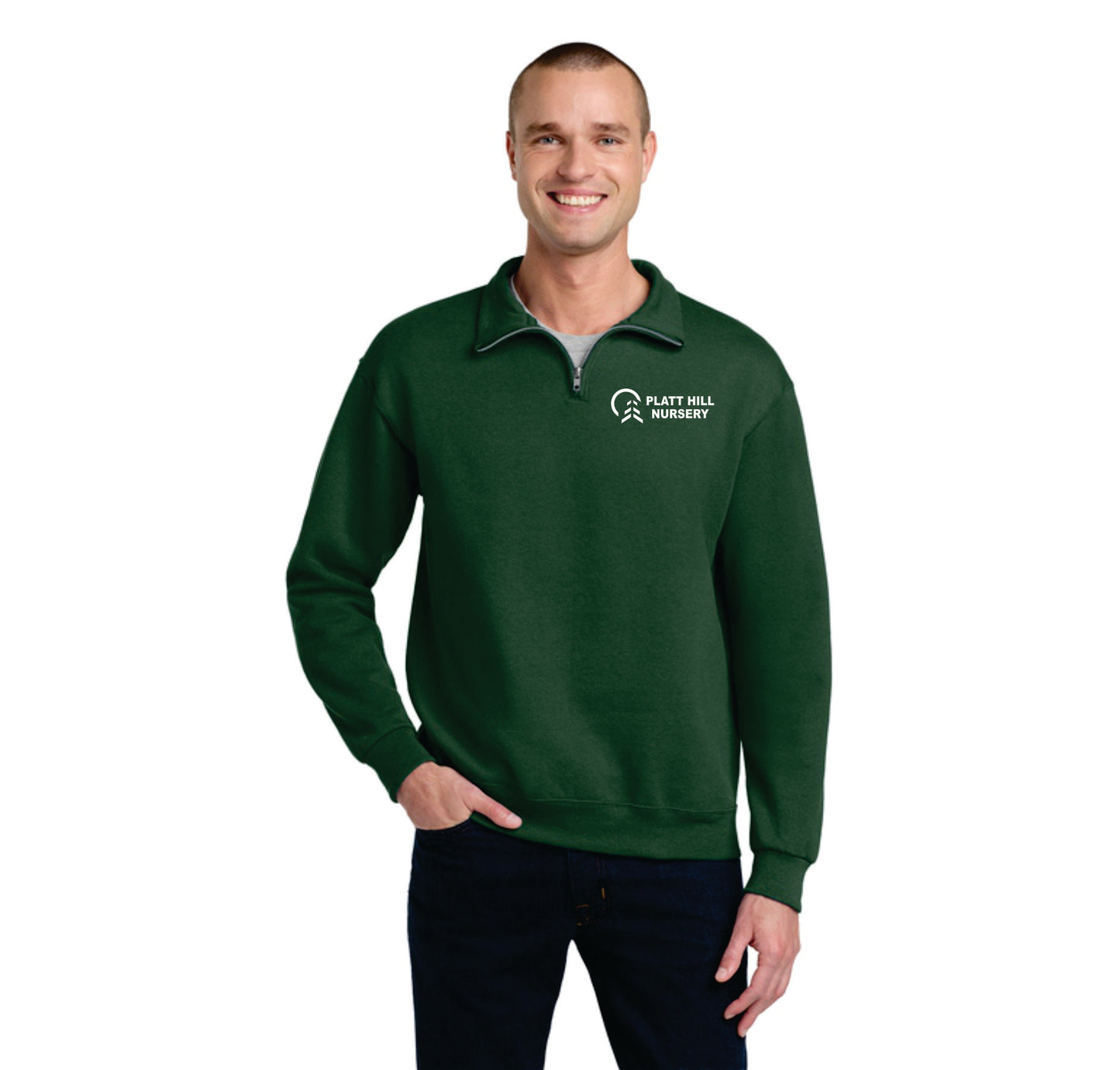 Jerzees 1/4-Zip Collar Sweatshirt