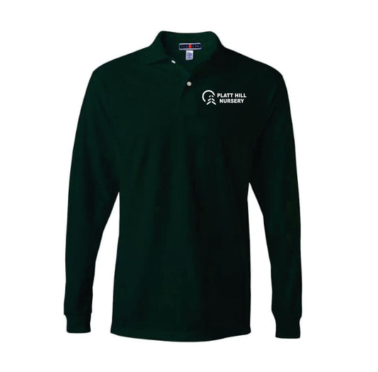 Discontinued * Jerzees Mens SpotShield™ Long-Sleeve Jersey Polo