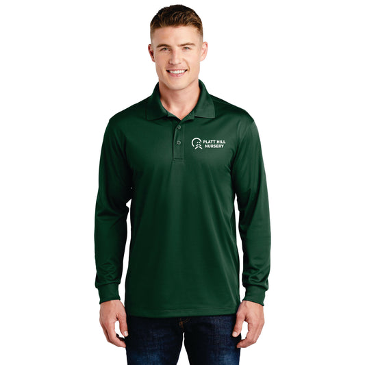 Sport-Tek® Mens Long Sleeve Micropique Sport-Wick® Polo