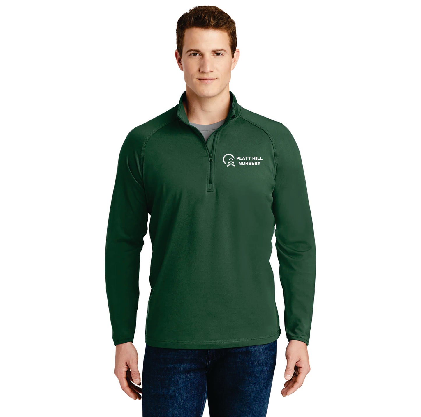 Sport-Tek® Sport-Wick® Stretch 1/2-Zip Pullover- Mens